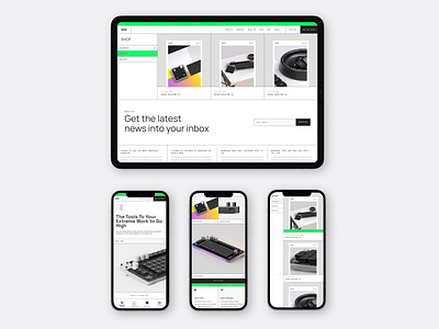 Mech Project [ E - Commerce Website ] e com e com website landing page minimalist layout ui