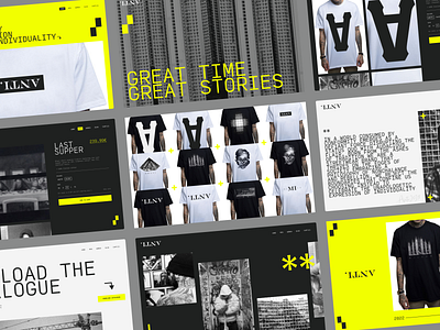Anti. - Brand identity concept branding street wear streetwear ui ux yellow