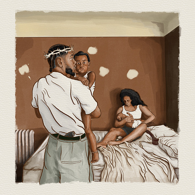 Kendrick Lamar Cover Illustration design graphic design illustration