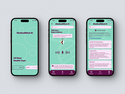 Day 7: SuperDribbbs Daily Design Challenge- MedicalMind AI 100 day challenge animation branding chapterr.design design design challenge gradient graphic design illustration logo mockups ui ux vector