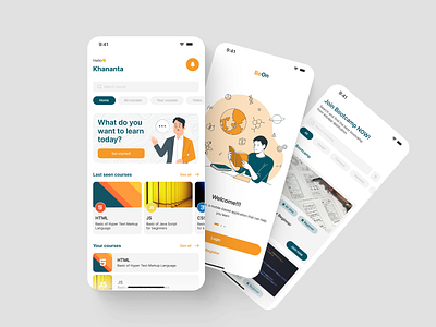 BeOn | Learning App bootcamp dashboard design learn learning learning app onboarding ui