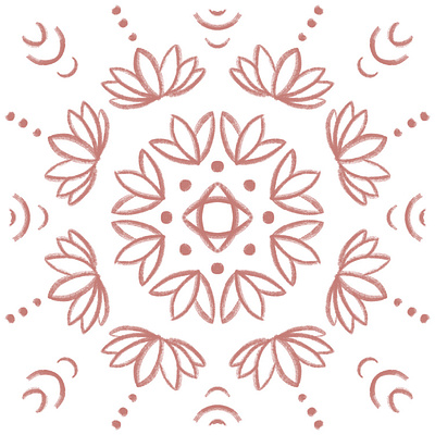 Floral Radial Symmetry design flower graphic design illustration lotus symmetry