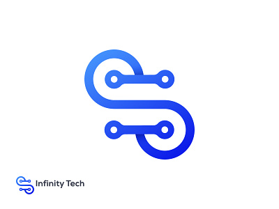 Infinity Logo Design, modern, creative logo analytics blockchain brand identity branding creative logo crypto dynamic ecommerce fintech futuristic infinity logo design logo designer logotype modern logo nft software tech technology web3