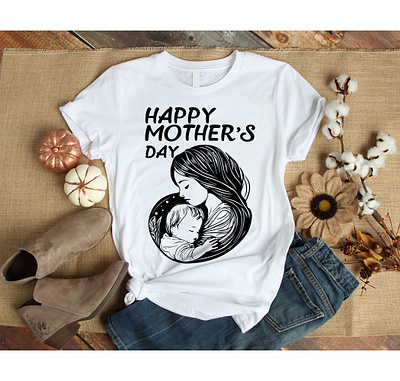 Mothers Day T-shirt Design design graphic design illustration mothers day t shirt design typography typography t shirt design vector