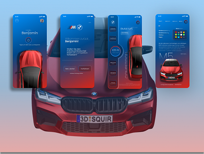 BMW mobile screen Redesign app branding design graphic design illustration logo typography ui ux vector