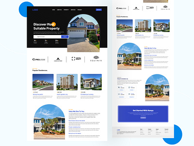 Geal Estate Website UI Design