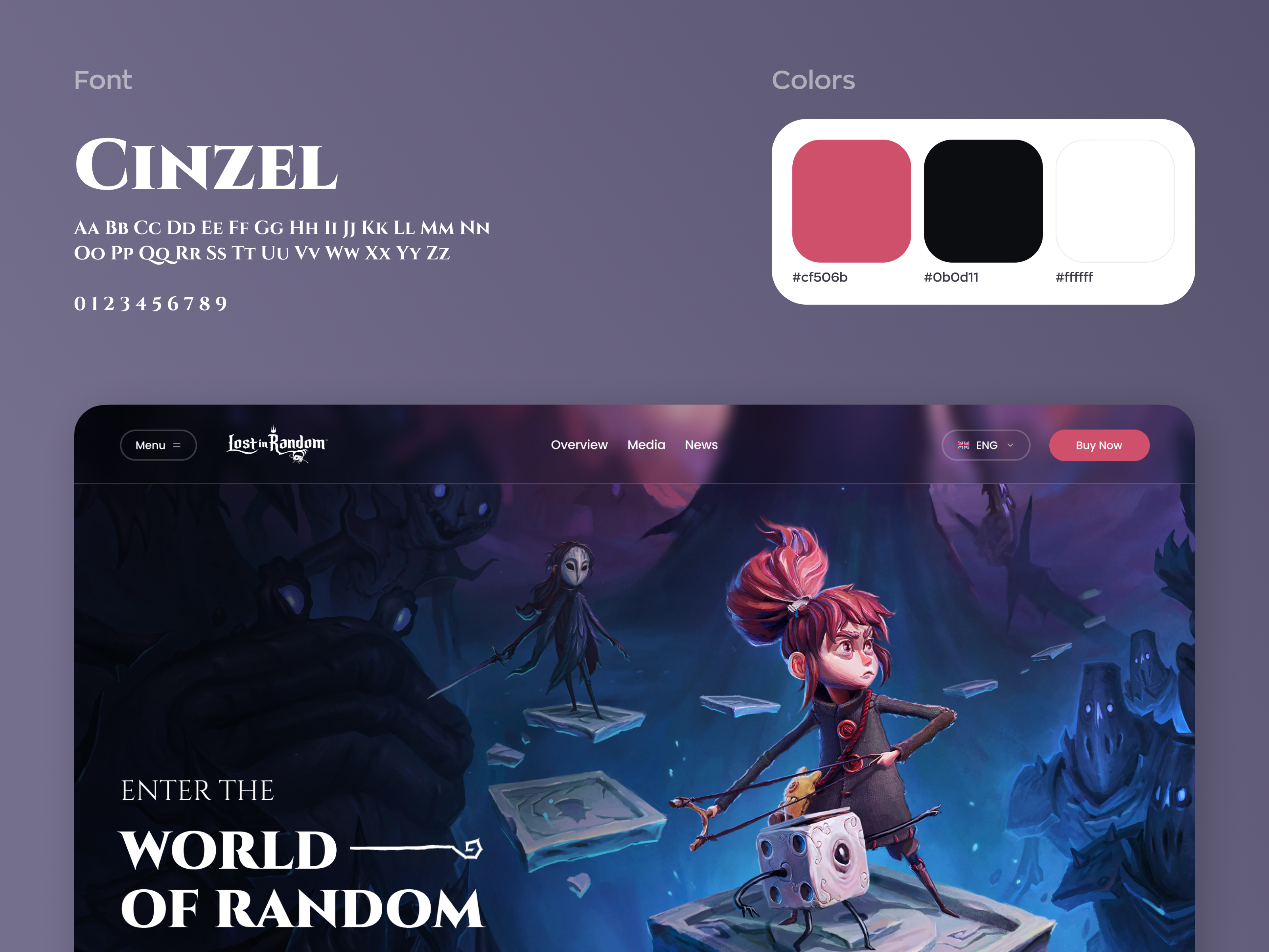 Game Landing Page: animation by Ronas IT