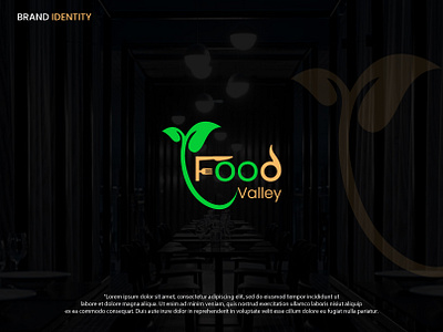 Food Valley logo desing best logo branding logo tanzina tanzina akter tanzinaart