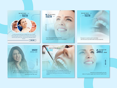 Social media post, clinic banner & Instagram post banner banner ads banner advertising branding clinic banner dental care dentist design facebook post graphic design health care illustration instagram banner instagram post social media social media banner ui web banner wordpress website