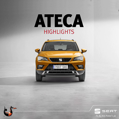 SEAT Ateca 2017 animation ateca automotive branding car design rrss seat seat mexico video
