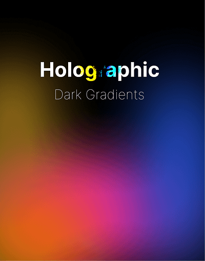 Holographic 3d branding design gradients graphic design logo mobiledesign productdesign ui userexperience userinterface vector webdesign