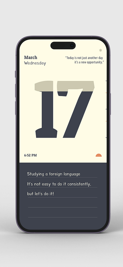 Haru : Daily calendar & Memo App app appdesign design icon iphone simple ui ux