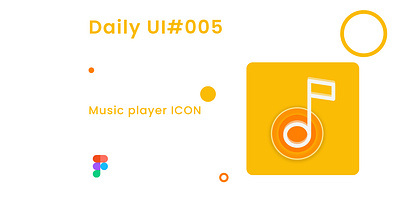 #DailyUI#005 - App icon album icon app icon branding design icon logo mobile icon music music player user interface