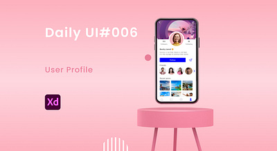 #DailyUI#006 - User profile app branding design design profile logo online posting profile social media ui user interface user profile