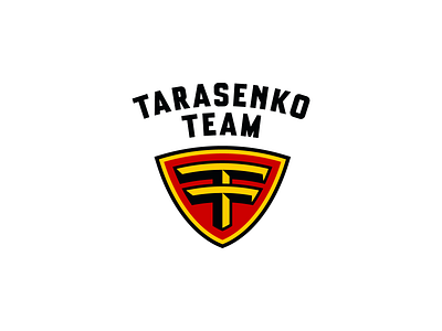 Tarasenko Team bold brand design branding design double emblem geometric graphic design hammer icon identity logo logotype mark monogram shield simple symbol tt visual identity