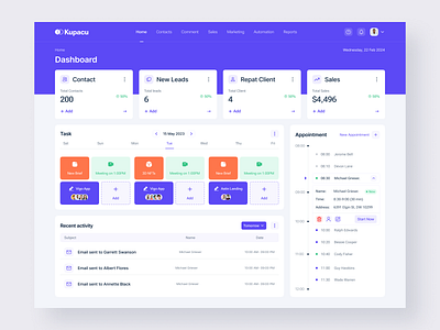 Martik | Sales & Marketing Dashboard admin analytics app campaign crm dashboard dashboard design deal design designinspiration leads management marketing projecrmanagement sales sales marketing ui uiuxdesign ux webapp