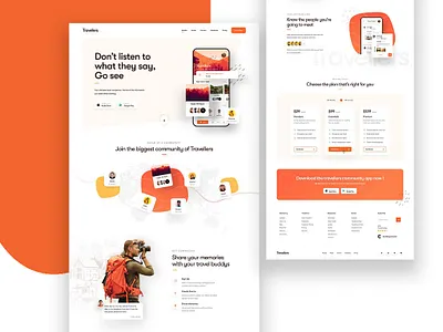Travel Landing Page Design adventure website home page hotel booking hotel booking website landing page tour website travel agency travel web design travel website travelling website ui uiux vacation web web design web page website design