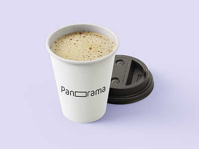 Panorama coffe branding graphic design illustration logo minimal minimalism vector