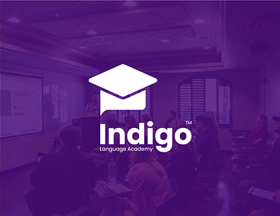 Indigo™ Academy - Logo Design academy alireza majd brand identity branding design graphic design language language academy learning logo logo design ui visual identity