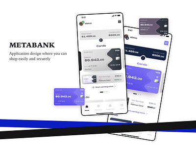 METABANK branding card design digital digitalwallet ecommerce illustration logo securetransactions shopping ui ui design ux ux design wallet