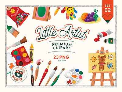 Little Artist | Vol.2 design graphic design hand drawn illustration