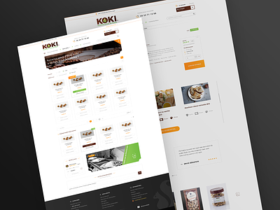 KOKI la Boutique brand branding design details page graphic design hazelnut nut illustration illustrator ai market mockup photoshop psd print designer product page store typo typography ui ux designer