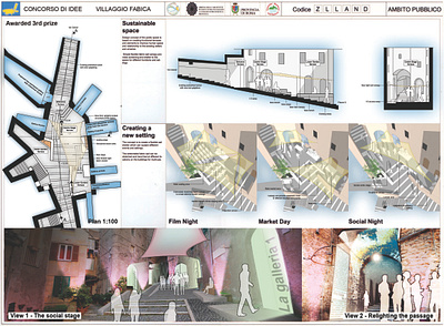 Factory Village Ideas Competition - 3rd prize winner 3d competition 3d design 3d visualisation competition courtyard design detail design factory village competition graphic design ideas competition illustration landscape design layout design sketchup social design street design streetscape urban design urban design competition visualisation wine cellar