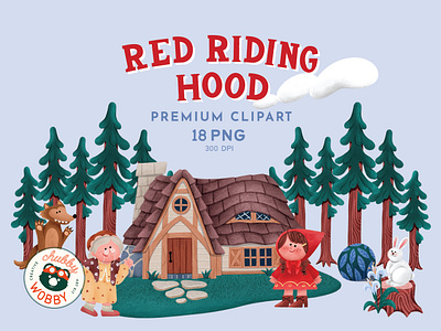 Red Riding Hood design graphic design illustration