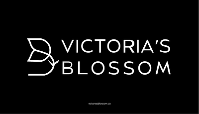 VICTORIA'S BLOSSOM - Rebranding 3d branding graphic design logo