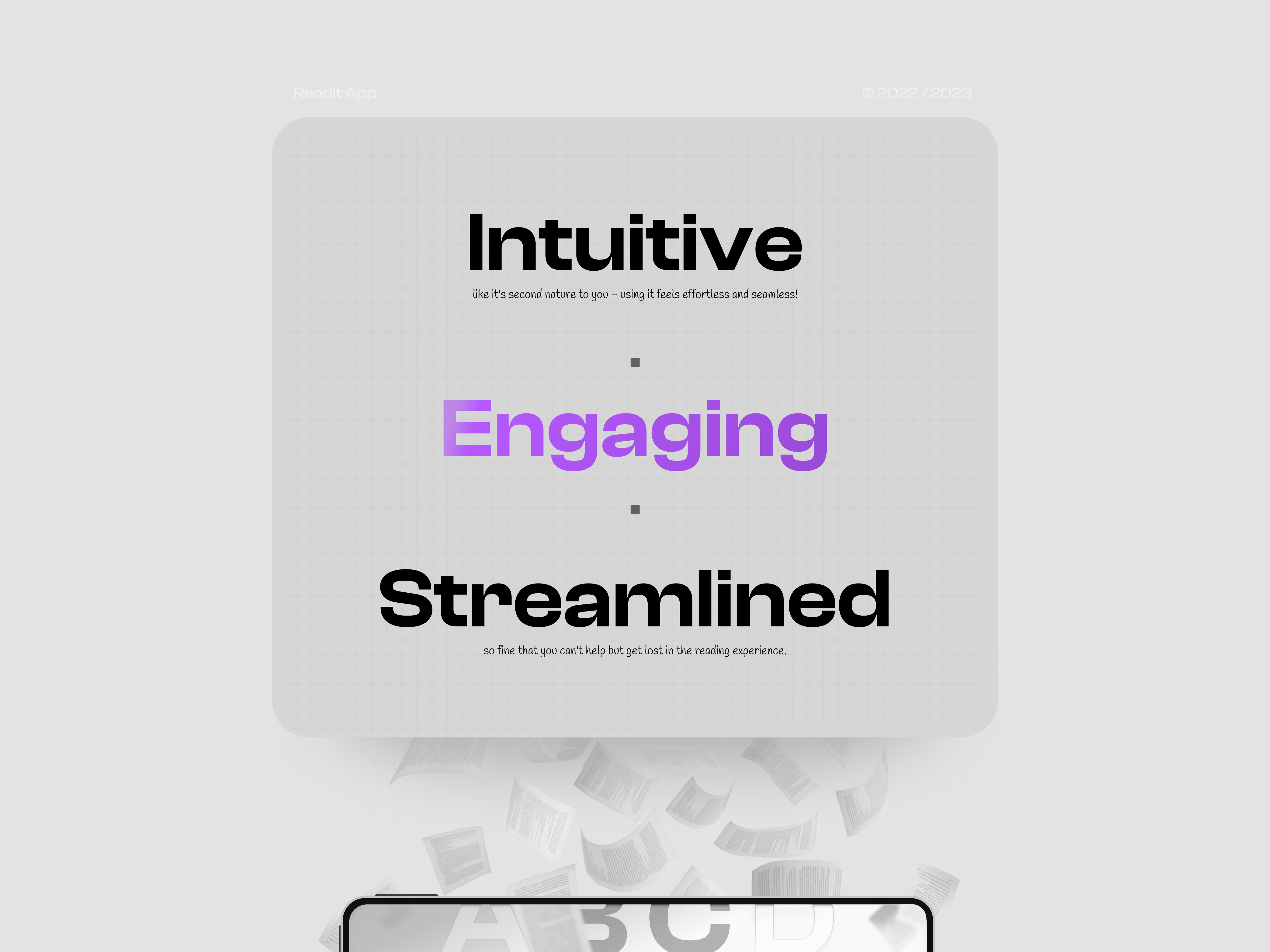ReadIt App: Onboarding app design book reading app design interaction interface onboarding ui user experience user interface ux web app