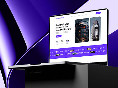 Real Estate Landing Page | Website Design Ul agency apartment booking broker design flamekast homepage house landing page landingpage property real estate real estate agency real estate branding realestate realtor ui uiux webdesign website