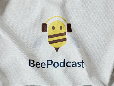 Podcast Logo - Portfolio bee logo design head phone logo illustration logo 2023 logo new miclogo podcast logo trading logo