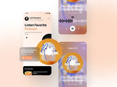 Podcast App - Exploration design ios learn mobile mockup music podcast ui