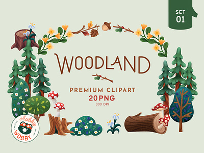 Woodland | Vol.1 design graphic design illustration