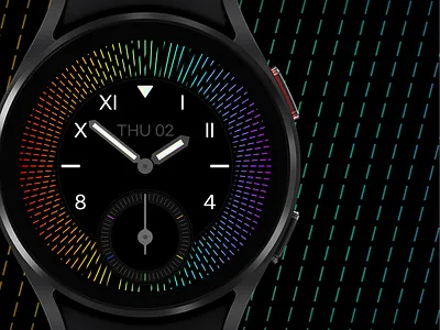 TIMEFLIK Watchface 01 - PRIDE applewatch design galaxywatch graphic design illustration smartwatch ui watch