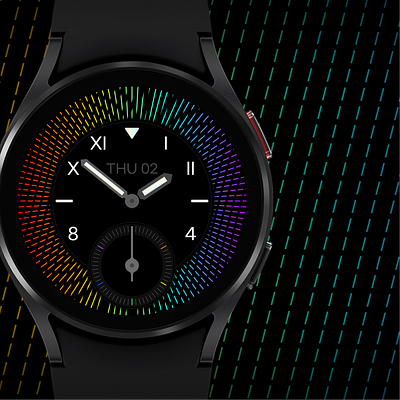 TIMEFLIK Watchface 01 - PRIDE applewatch design galaxywatch graphic design illustration smartwatch ui watch