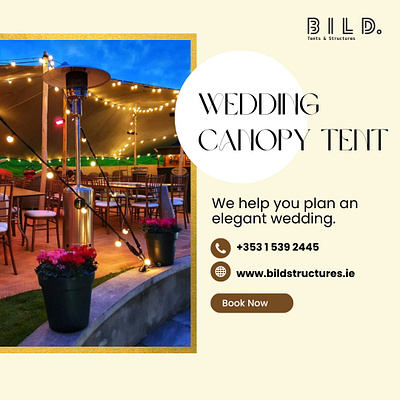 Perfect Wedding Canopy Tent for Your Big Day | Bild Structures beer garden canopy courtyard canopy event organizers dublin event production company garden party dublin mezzanine dublin outdoor dining outdoor structures robust overhead canopy stretch tent hire dublin