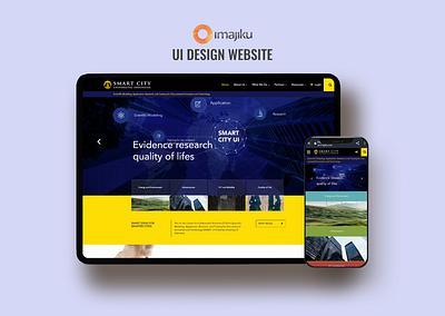SMART CITY UI | IMAJIKU design ui uiux ux webdesign webdevelopment websitedesign websites