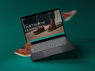 Havendale: Footwear Website boots clean footwear hero header layout exploration minimal ui ui design ux web design