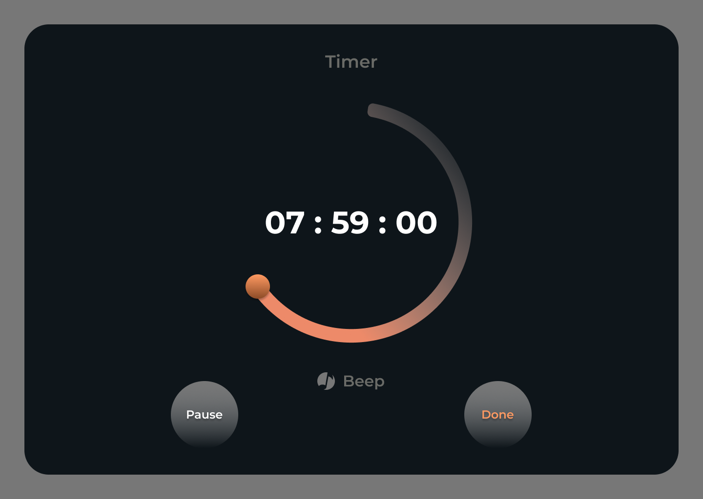Countdown timer app branding design graphic design illustration logo typography ui ux vector