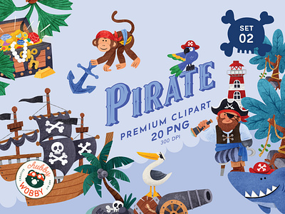 Pirate | Vol.2 design graphic design illustration kids pirate