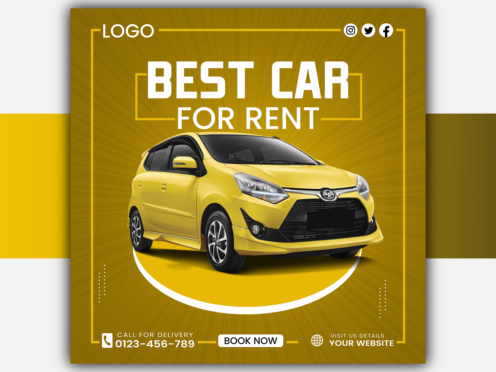 Best car For Sale Social Media post Design by Genius Design on Dribbble