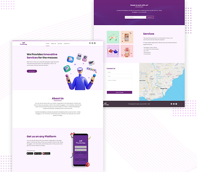 ThumbzUpp clean ui figma landingpage minimalist simple clean ui simple web design ui uiux design ux web design