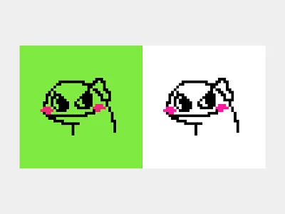 A Little Monster Pixel Painting animation art design graphic design illustration illustrator pixel