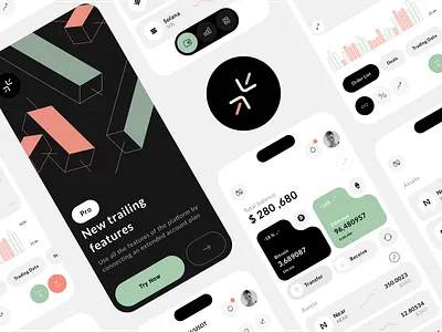 Crypto Wallet Mobile App blockchain crypto crypto app crypto currency crypto wallet cryptocurrency design ethereum exchange finance financial app illustration mobile mobile app mobile design mobile ui nft trading ui ux