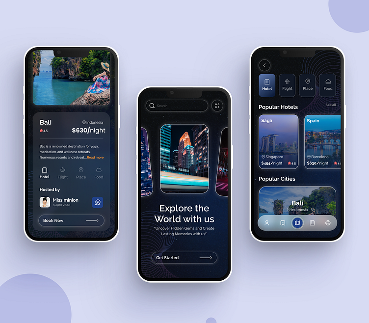 Travel App UI Design by iCoderz Design on Dribbble