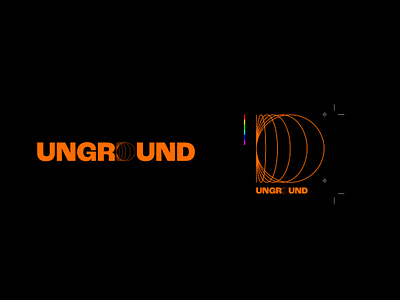 Unground - Logo brand brand identity branding club creation design graphic design identity identity creation illustration inspiration logo logotype orange ui unground vector