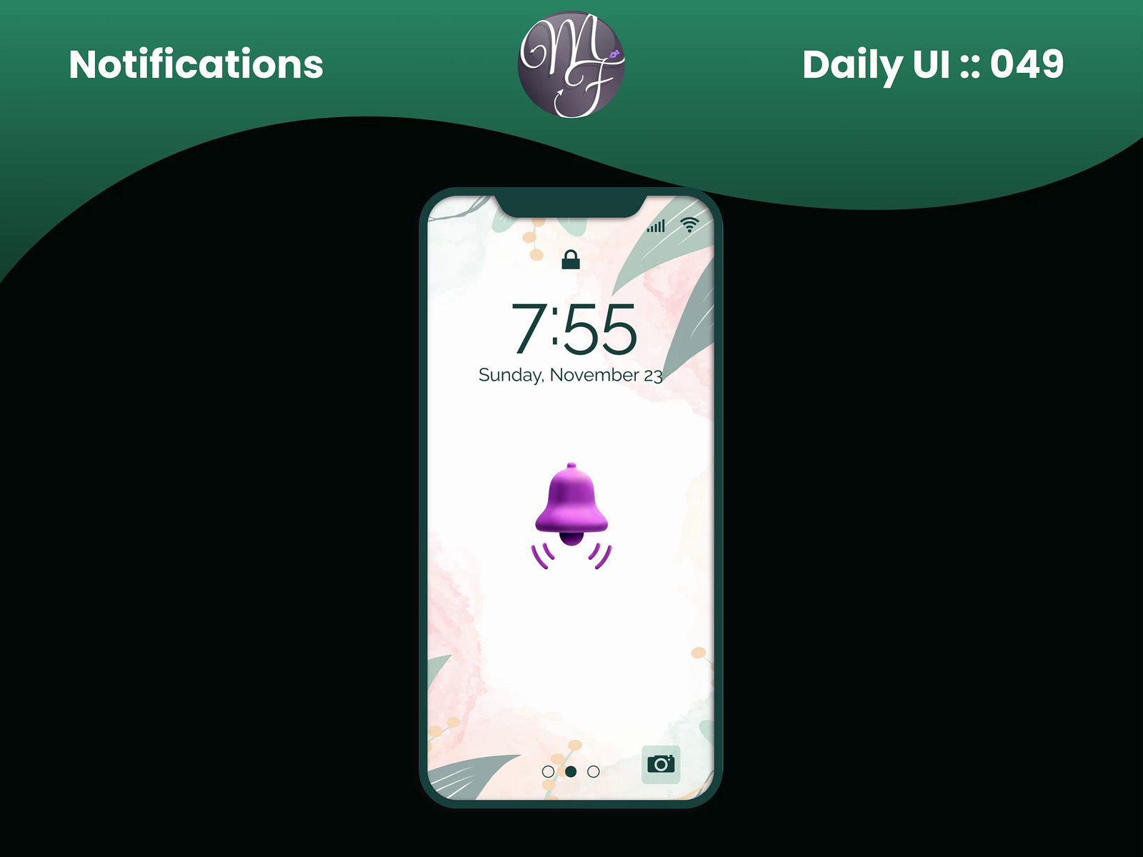 Notifications Daily UI 049 by Mildred on Dribbble