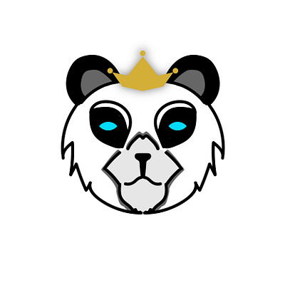 Panda King Illustration design graphic design illustration panda panda king vector