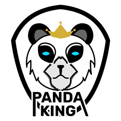 Panda King Emblem design graphic design illustration logo panda panda king vector